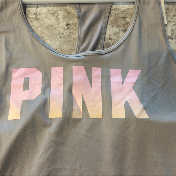 VS PINK Ombre Tank Top Gray Small NWT - Picture 4 of 10